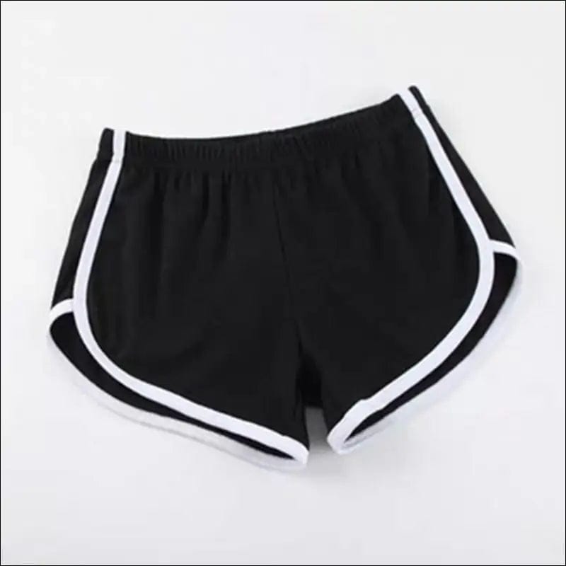 High Waisted Athletic Shorts - black / S - 36119530-black-s