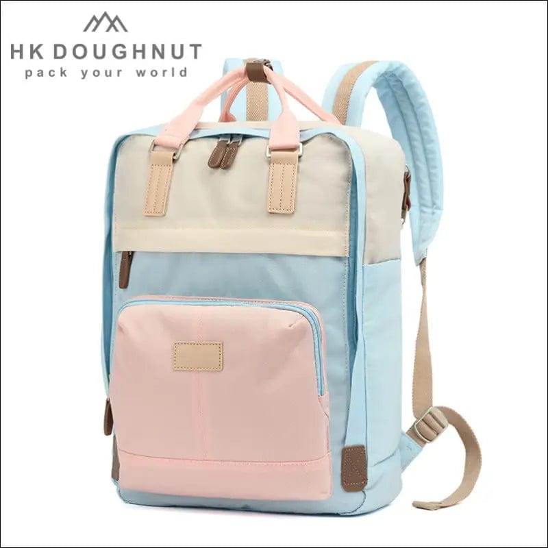 HK DOUGHNUT backpack female bag middle school students