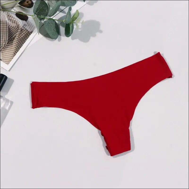 Hot Silk Sexy Women Thongs G String Seamless Panties
