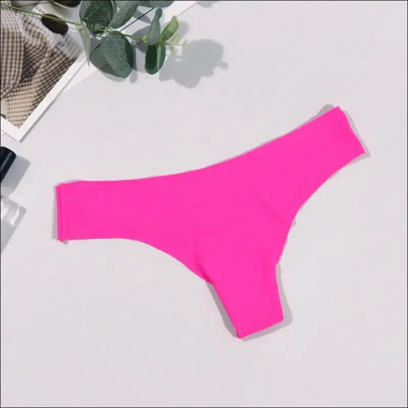 Hot Silk Sexy Women Thongs G String Seamless Panties