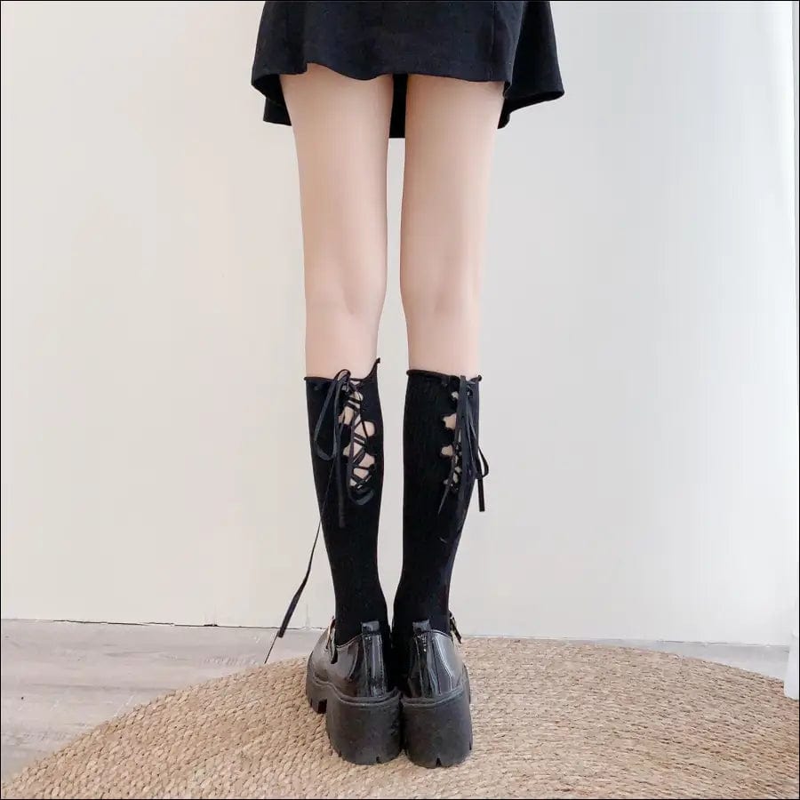 INS Lolita combed cotton leg socks teenage sweet princess