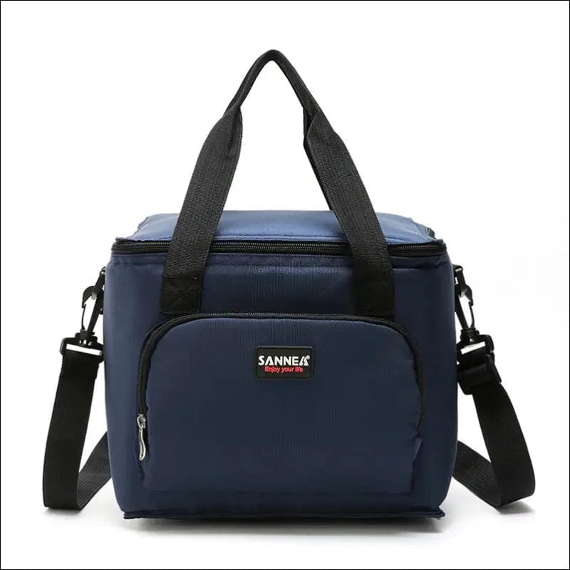 Insulation Lunch Bag Thickened Box - Navy - 47628770-navy