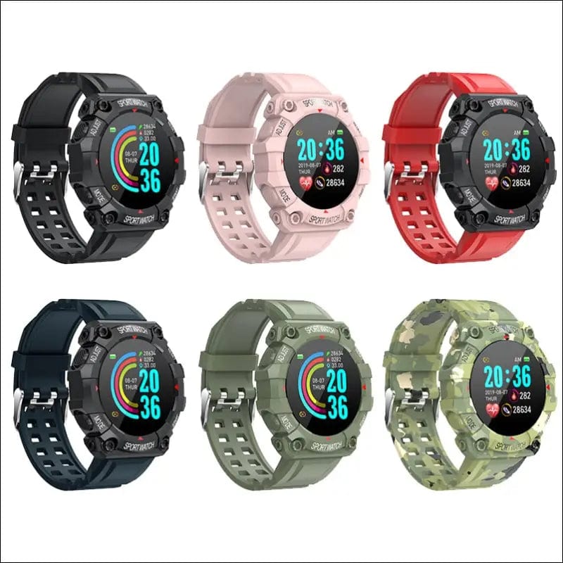 IP67 Waterproof FD68 Smart Watches Heart Rate Blood Pressure