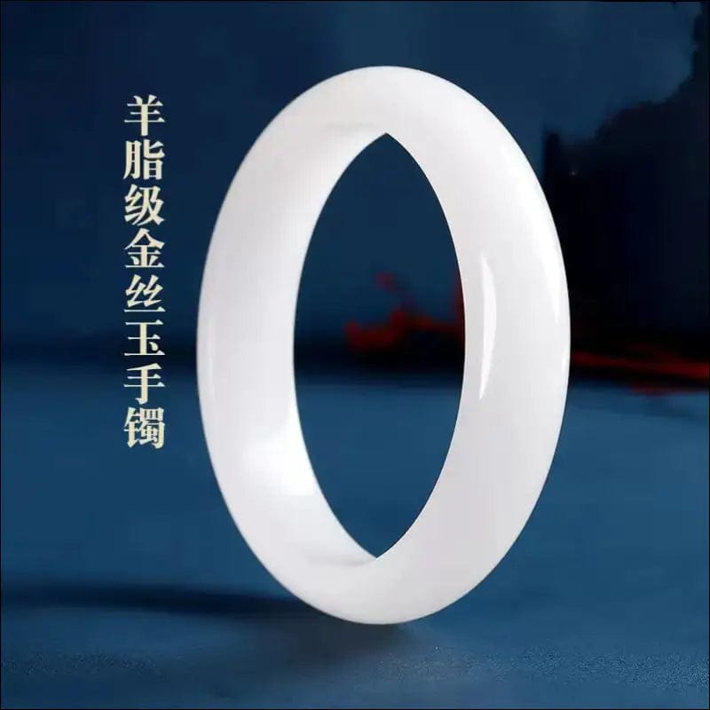 Jade manufacturers wholesale Xinjiang white jade bracelet