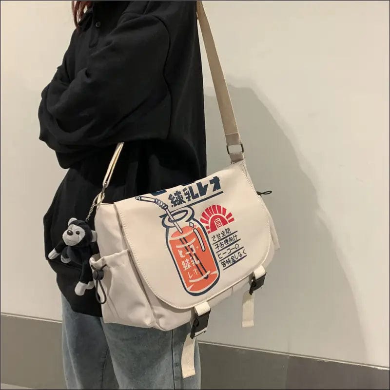 Japanese-haimbed high-capacity Messenger bag men’s tide card