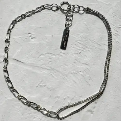 Justine necklace simple metal wind 2020 new short chain