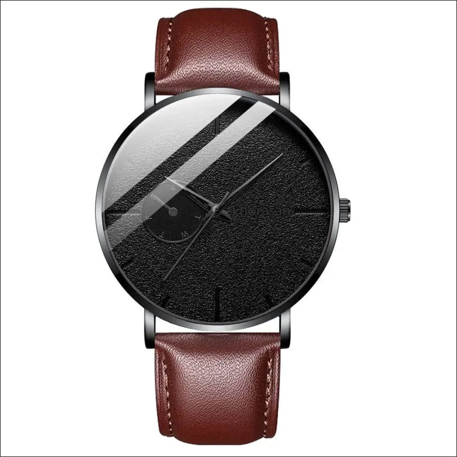 Khorasan fashion alloy network belt men’s watch fake single