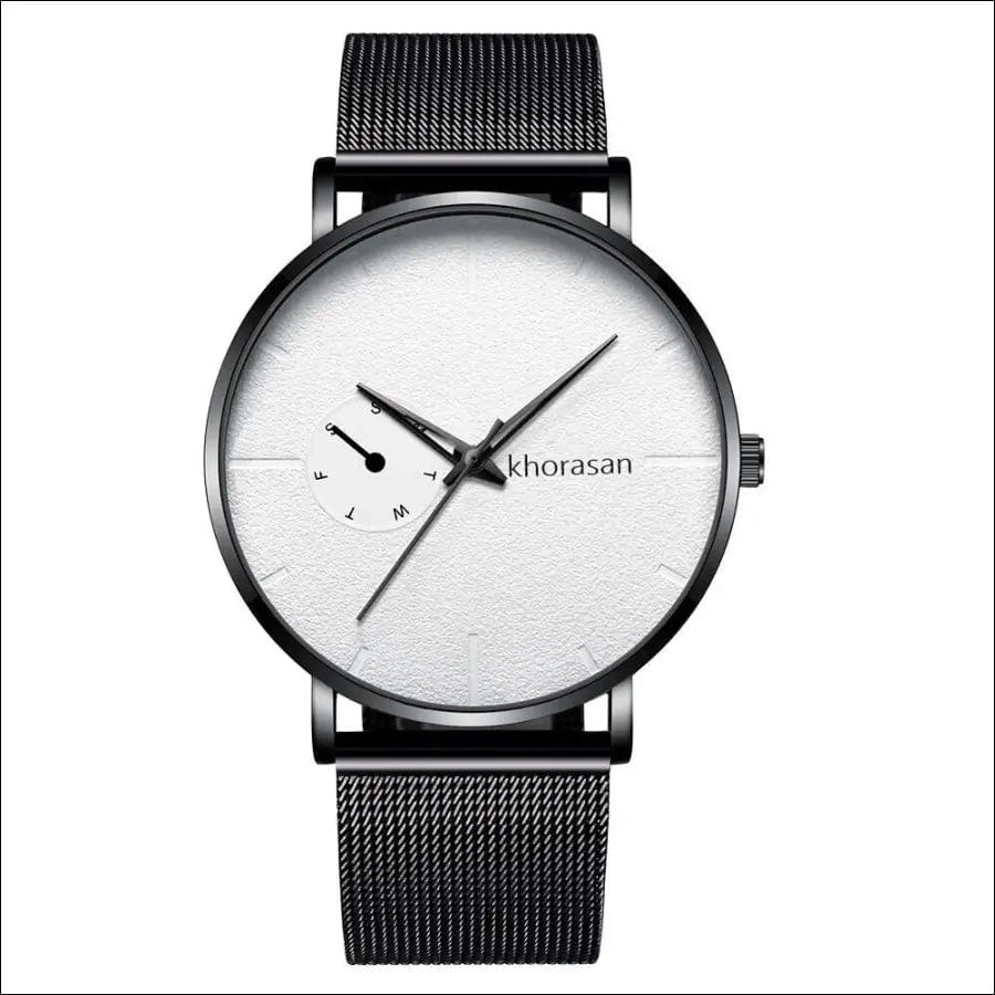 Khorasan fashion alloy network belt men’s watch fake single
