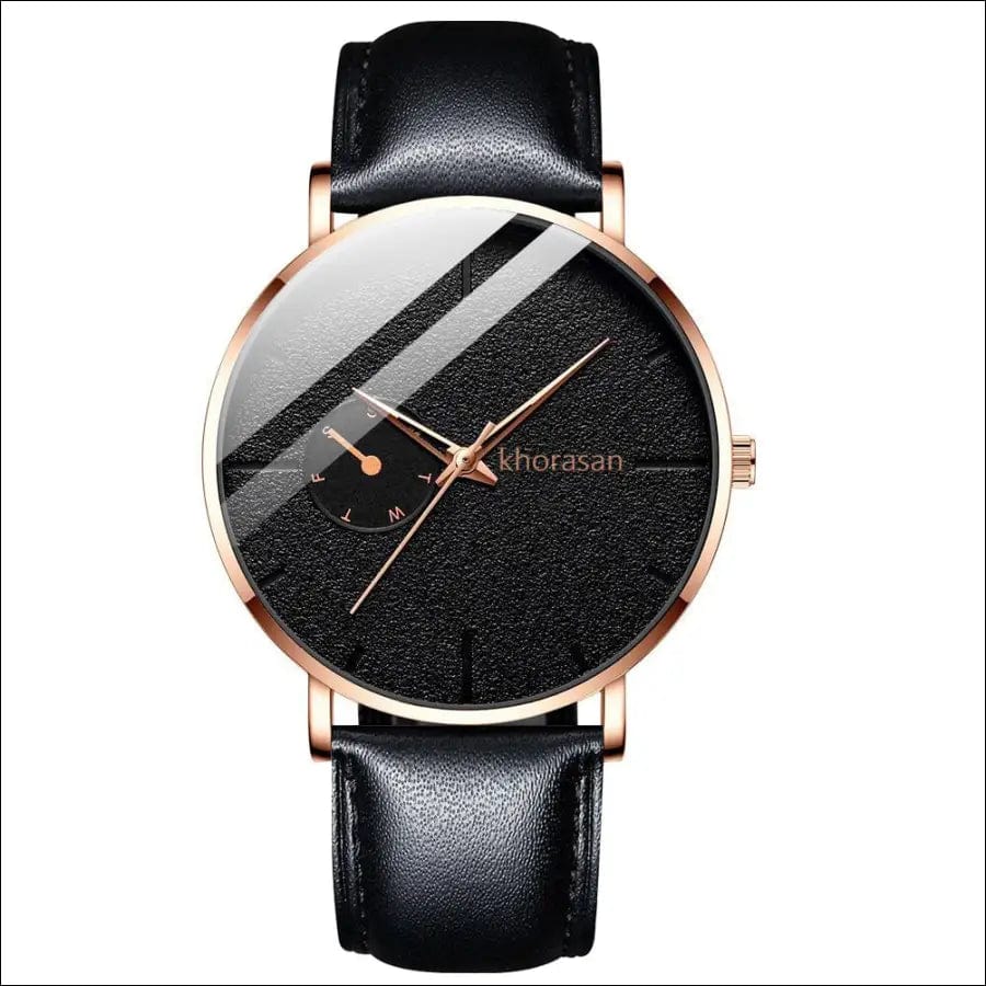 Khorasan fashion alloy network belt men’s watch fake single