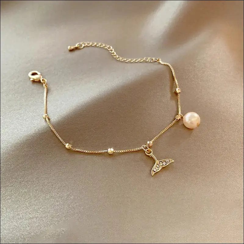 Korean INS style fashion pearl bracelet net red design