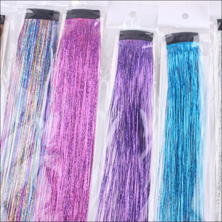 Korean version of the laser color gold hair colorful