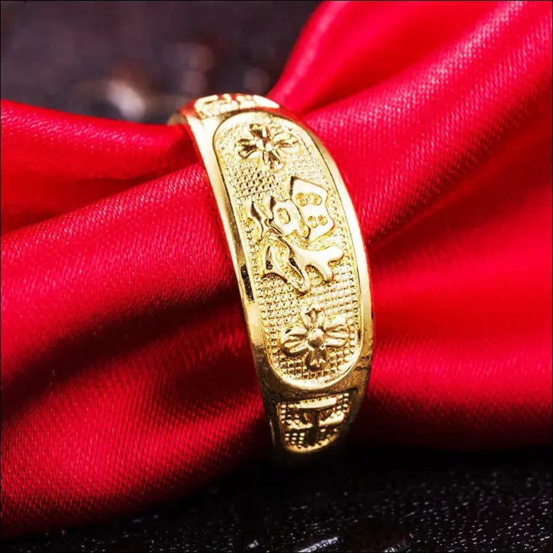 Kuba Color Vietnamese Sha Gold Various Rings Men’s Foreign