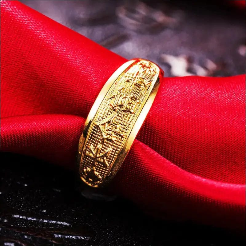 Kuba Color Vietnamese Sha Gold Various Rings Men’s Foreign