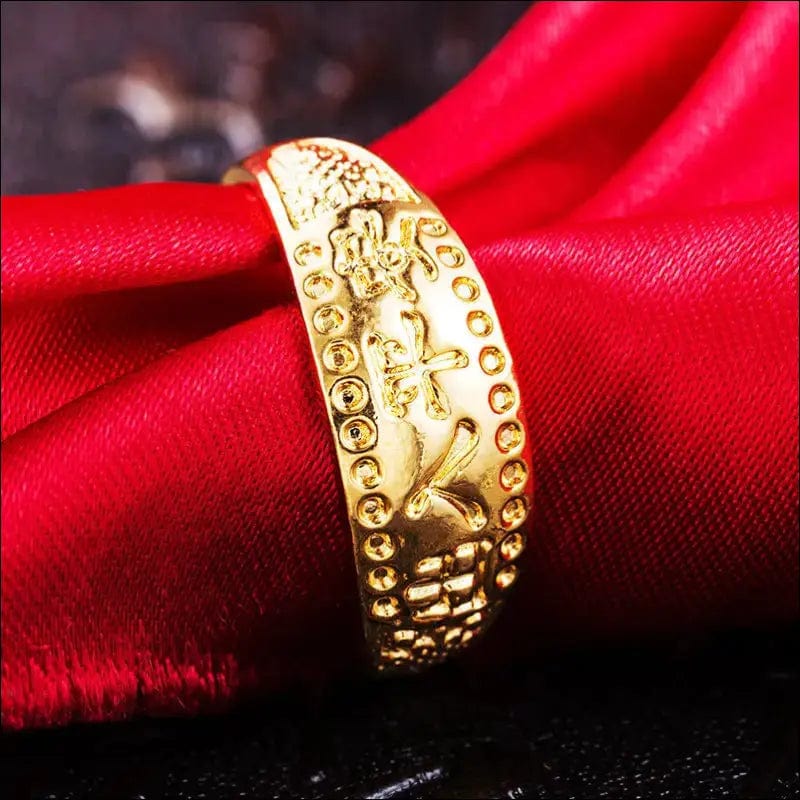 Kuba Color Vietnamese Sha Gold Various Rings Men’s Foreign