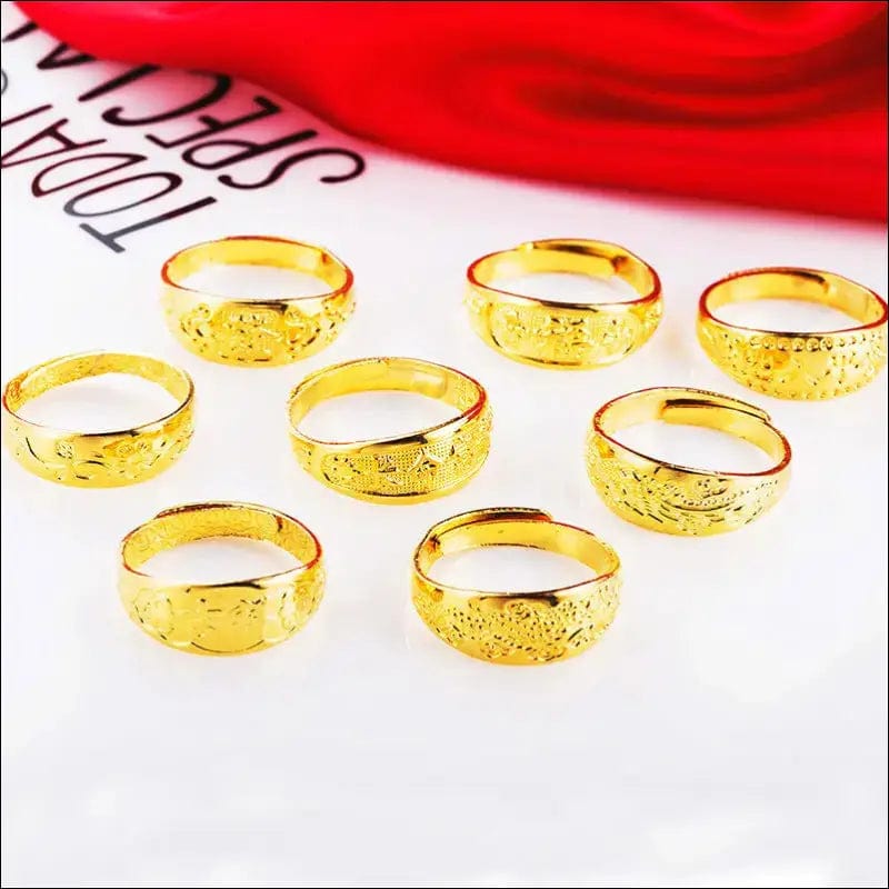 Kuba Color Vietnamese Sha Gold Various Rings Men’s Foreign