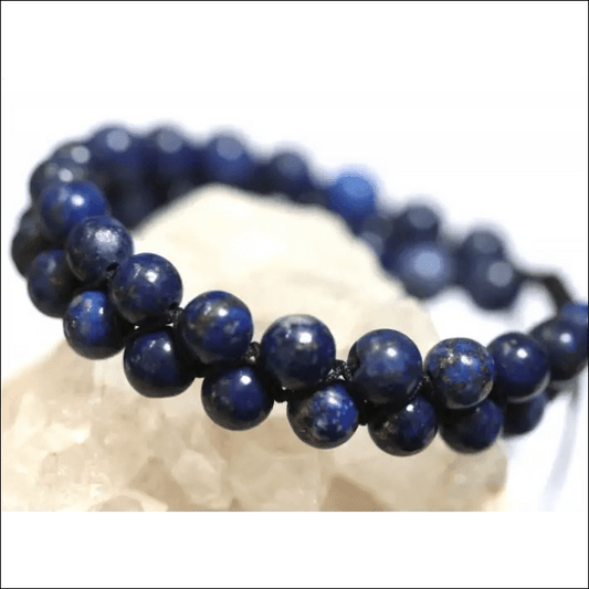 Lapis Lazuli Beaded Bracelet - 38954952-default-title BROKER