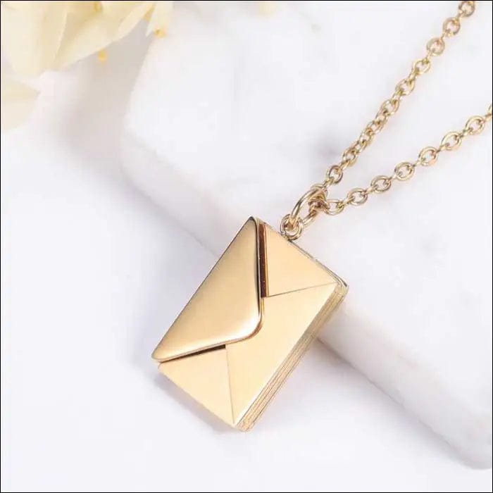 Love Letter Necklace - 71985908-gold BROKER SHOP BUY NOW ALL