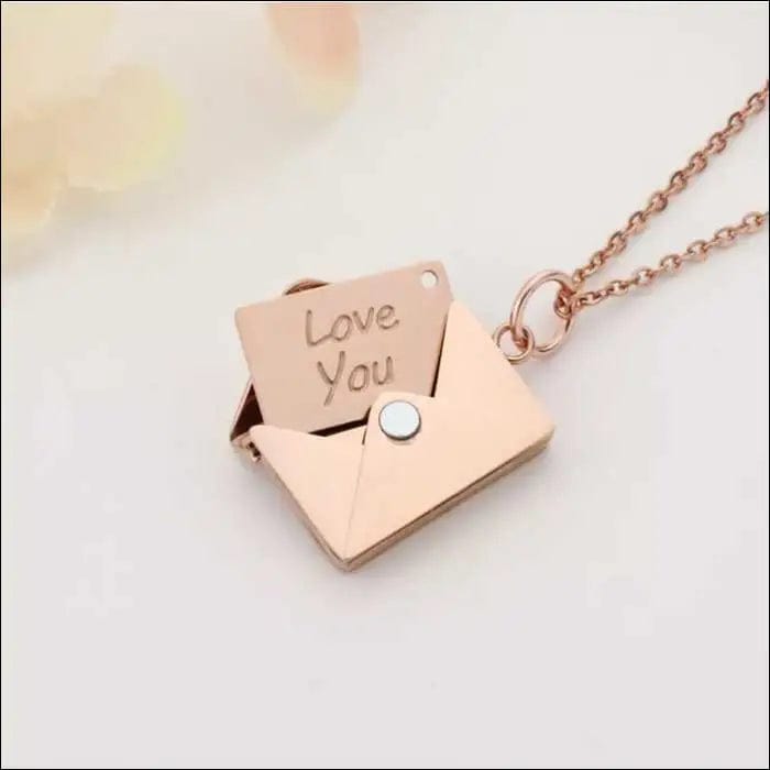 Love Letter Necklace - 71985908-gold BROKER SHOP BUY NOW ALL