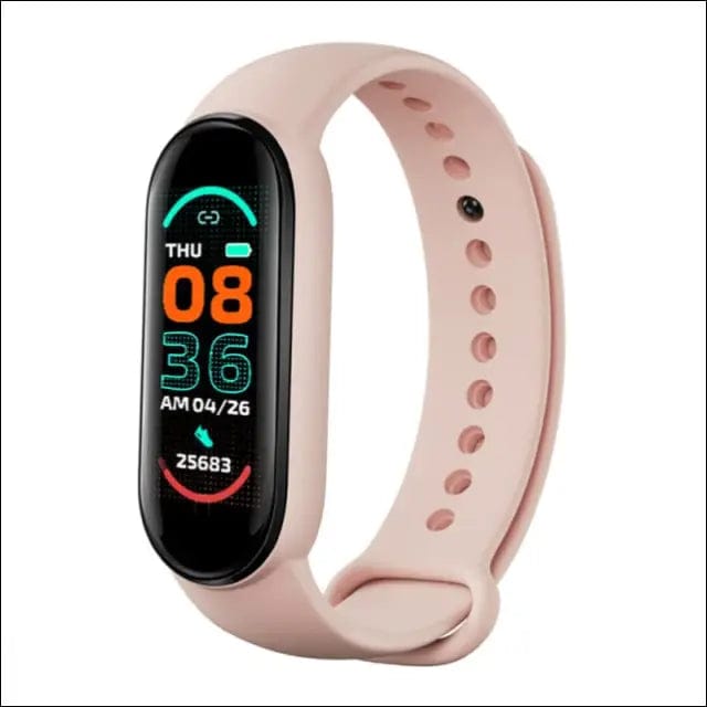 M6 Bluetooth Smart Watch Men - Pink - 93588000-pink BROKER