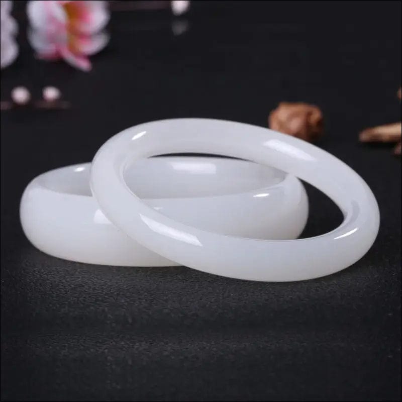 Manufacturers wholesale Afghan jade white bracelet round