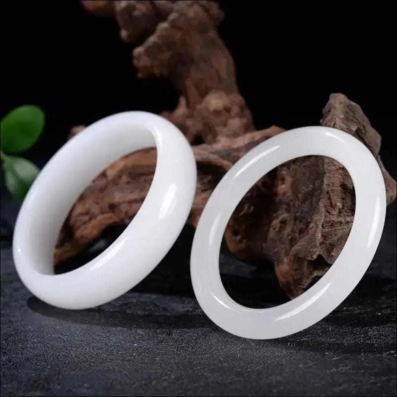 Manufacturers wholesale Afghan jade white bracelet round