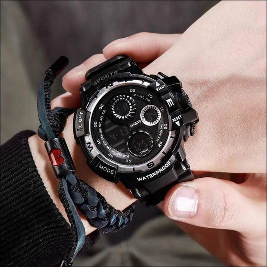 Manufacturers wholesale black technology watch men’s adult