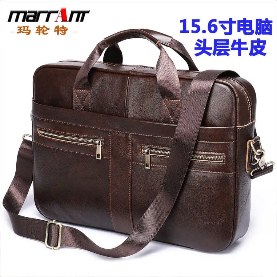 Marse special leather men’s European and American business