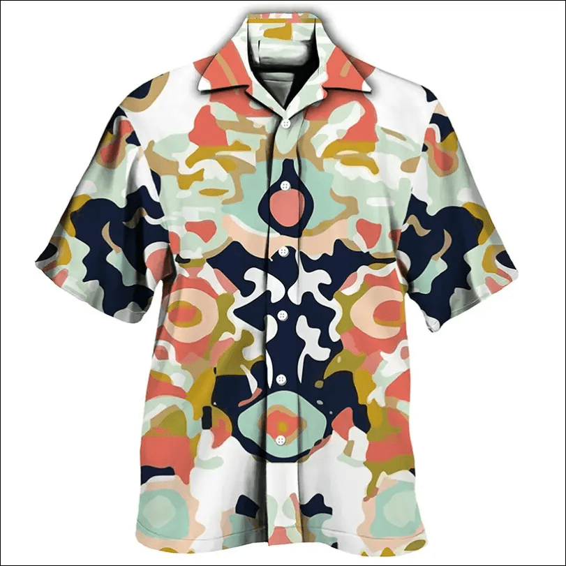 Men Shirt 2023 New Arrival Summer Printed Top Hawaii Flower