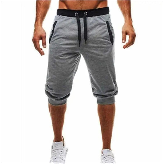 Men’s 3/4 Knee Jogger Shorts Pants | Activewear -