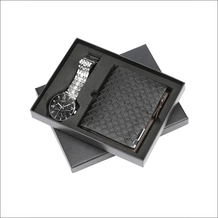 Men’s gift set exquisite packaging watch wallet foreign