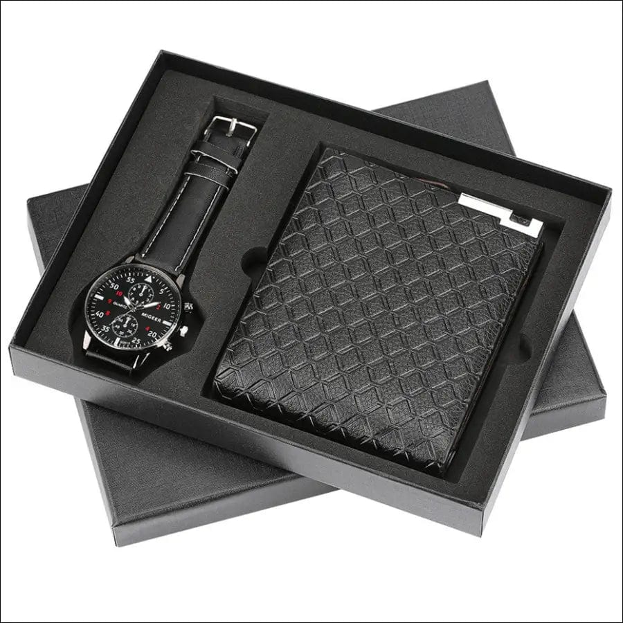 Men’s gift set exquisite packaging watch wallet foreign