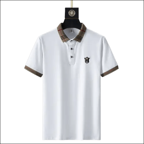 Men’s Khaki Polo Shirt | Summer European Embroidered Design