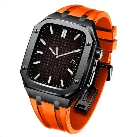 Modification Kit for Apple Watch (45MM) - Orange-Black Black