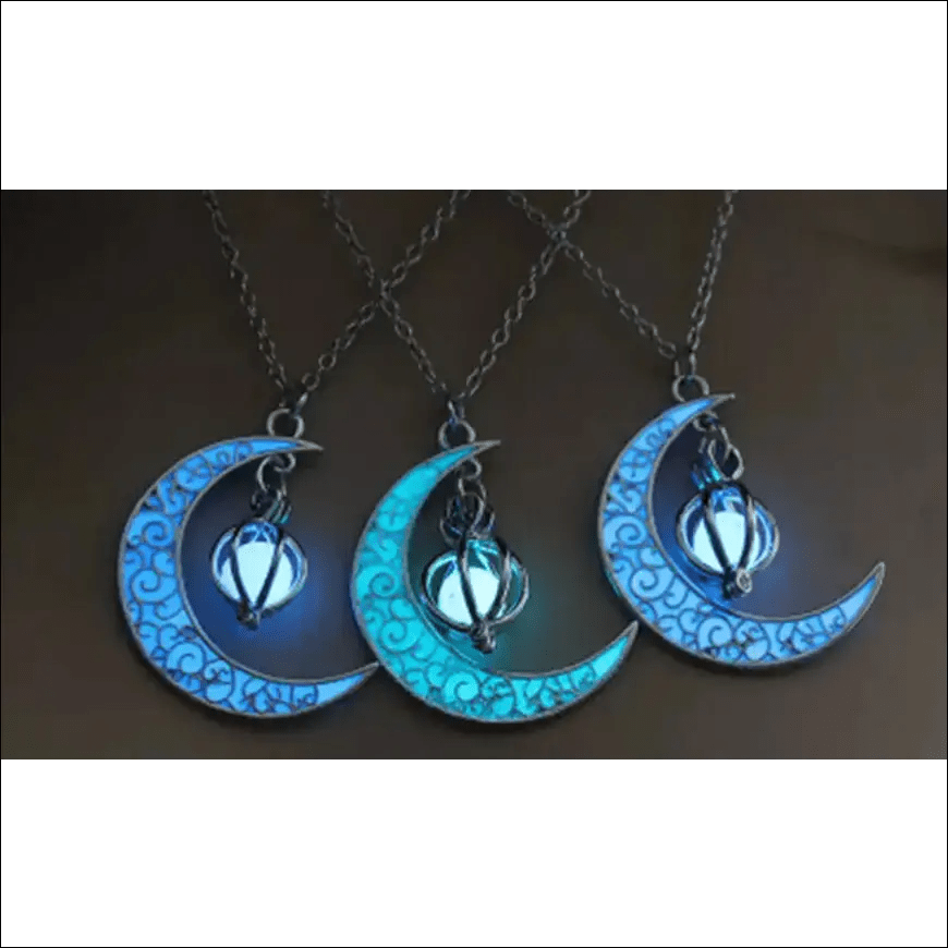 Moon Luminous Necklace - 80594723-blue BROKER SHOP BUY NOW
