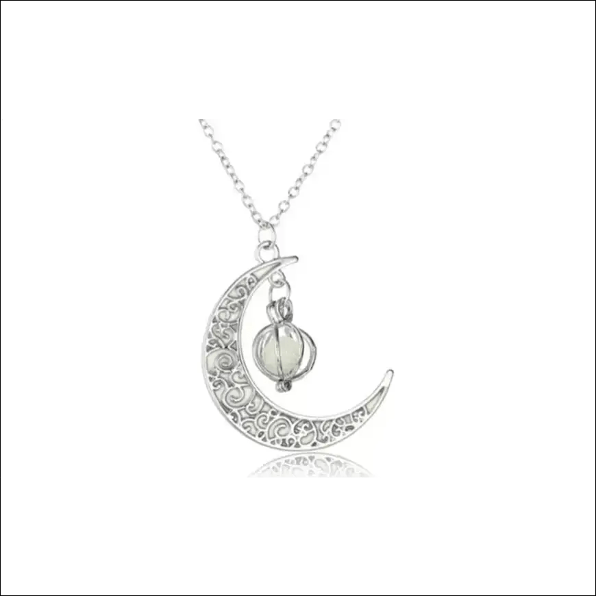 Moon Luminous Necklace - 80594723-blue BROKER SHOP BUY NOW