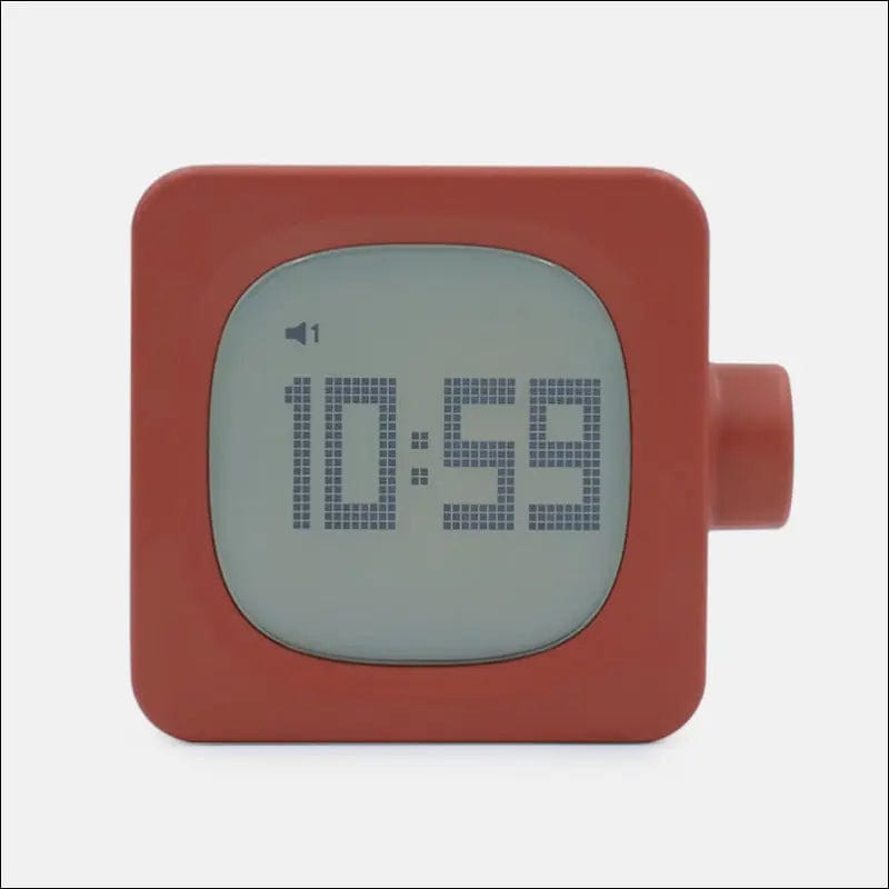 MUID square small alarm clock creative student couple watch