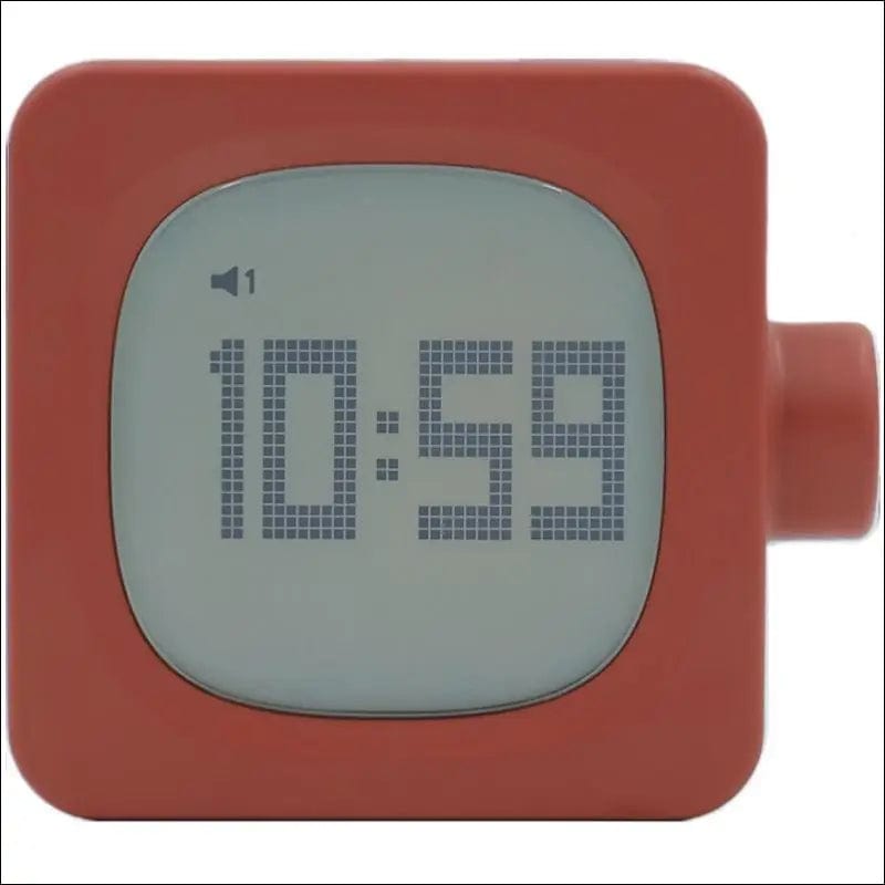 MUID square small alarm clock creative student couple watch