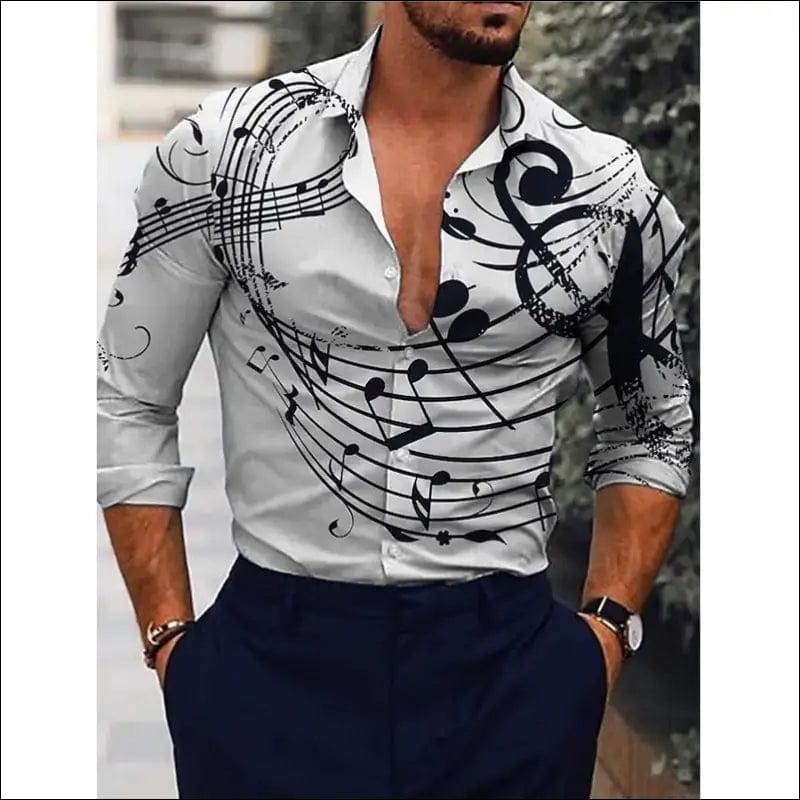 Music Character 3d Printed Shirts Men Women Fashion Hawaiian