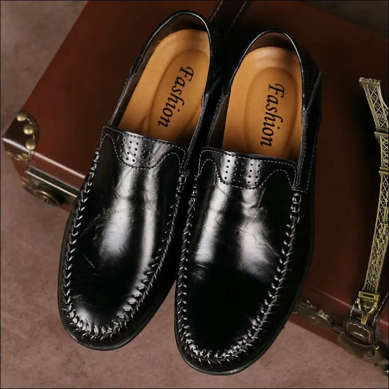 New autumn casual men’s shoes flat large size peas trend