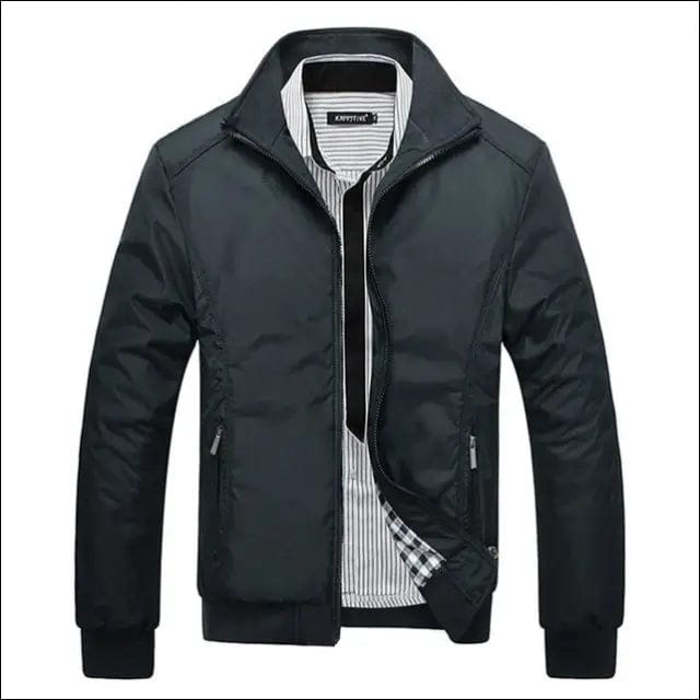 New Casual Jacket - Black / 2XL - 11451337-black-2xl BROKER