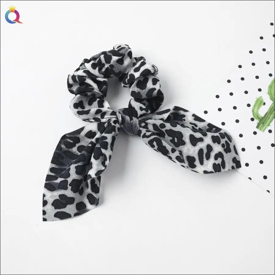 New Chiffon Bowknot Elastic Hair Bands For Women Girls Solid