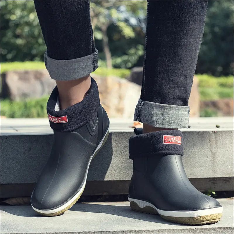 New fashion tidal version of the low-sleeve adult rain shoes