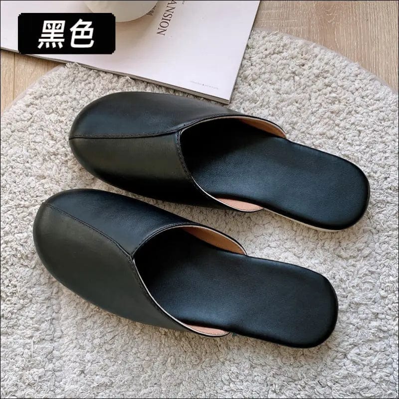 New Japanese Haining skin slippers home spring and autumn