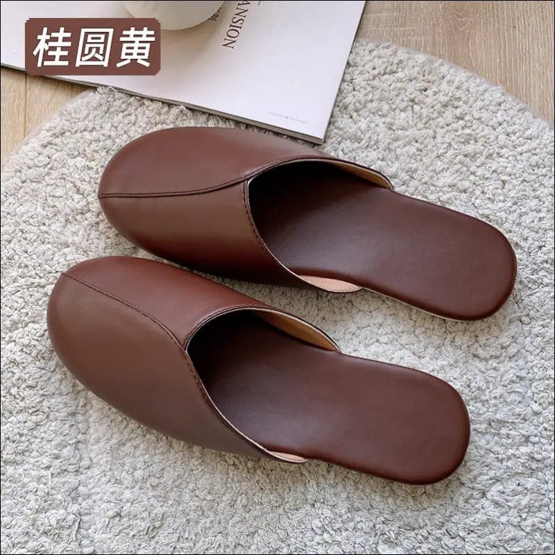 New Japanese Haining skin slippers home spring and autumn