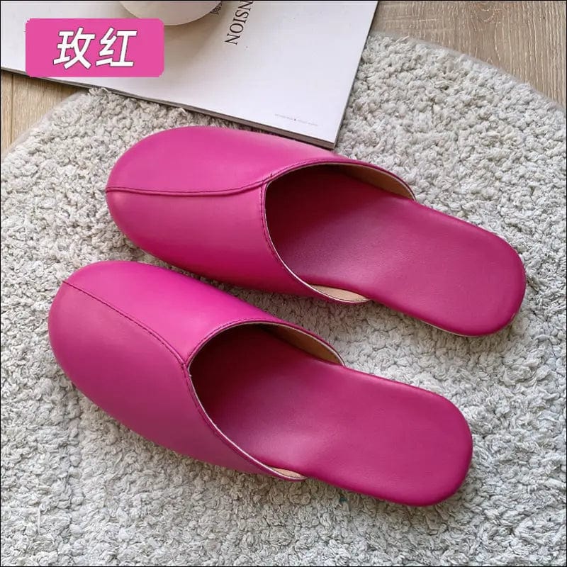 New Japanese Haining skin slippers home spring and autumn