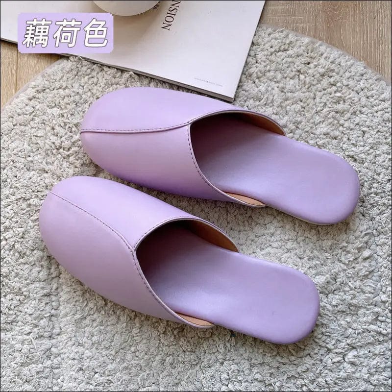 New Japanese Haining skin slippers home spring and autumn