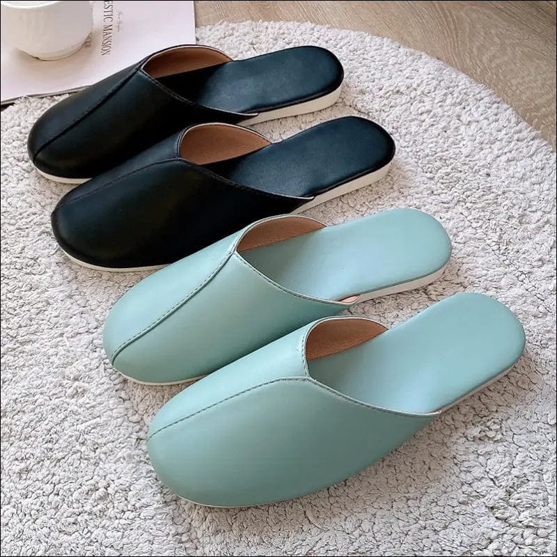 New Japanese Haining skin slippers home spring and autumn