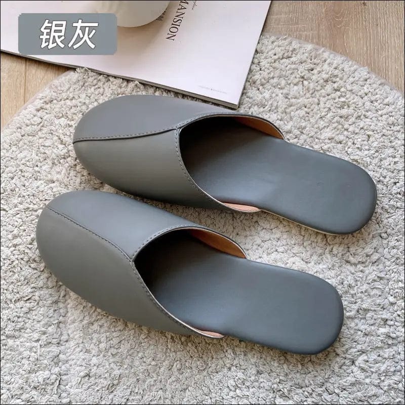 New Japanese Haining skin slippers home spring and autumn