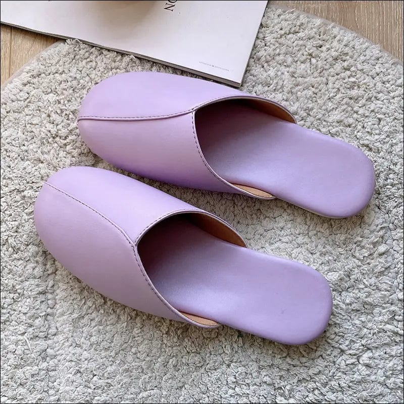 New Japanese Haining skin slippers home spring and autumn