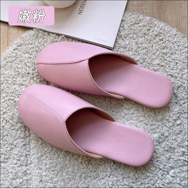New Japanese Haining skin slippers home spring and autumn